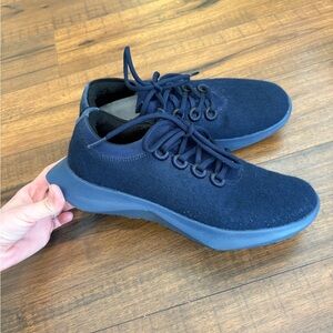 Allbirds Men's Wool Dasher Mizzle Sneakers Shoes Navy Blue Size 8.5 EUC